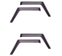 Aundhegrtt 4x for MN D90 D91 D99S MN99S 1/12 RC Car Upgrade Parts Window Sun Visor Wind Rain Shield Deflector Decoration