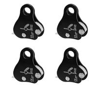 Aundhegrtt 4X Rope Ascender,Rock Climbing Tree Arborist Rope Grab Self-Locking Rope Grip for Climbing and Rescue 8-13MM,Black