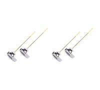 Aundhegrtt 4X Toilet Tank Flush Lever Handle Universal Side Mount Toilet Handle Replacement Trip Lever Fits Most Toilet Straight