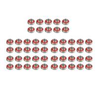 Aundhegrtt 50Pcs 608- Longboard Integrated Bearing Skateboard Wheel Bearing Inline Roller Skate Bearing 8X22X12.6mm,Red