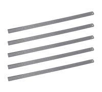 Aundhegrtt 5pcs 60cm Stainless Metal Measuring Straight Ruler