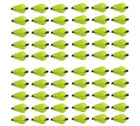 Aundhegrtt 60Pcs EVA Teardrop Strike Fly Fishing Float Strike Indicator Fishing Bobbers for Fly Fishing Accessories