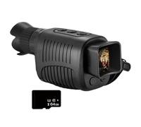 Aundhegrtt 64GB 1080P HD Monoculars Infrared 5X Digital Zoom Night Vision Device Telescope Outdoor Day Night Dual Use Darkness 300m