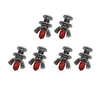 Aundhegrtt 6Pcs 316 Stainless Steel Diving Screws Butterfly Backplate Wing Nuts for Underwater Scuba Diving Accessories