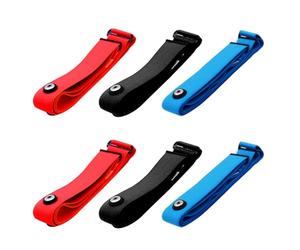 Aundhegrtt 6Pcs for Heart Rate Chest Strap Adjustable Elastic Strap for Sports A