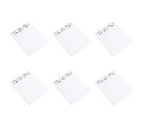 Aundhegrtt 6X Funny Sticky Note, to Do List Notepad Funny Stationery, Supplies, Notebook Labels, Desk Sticky Note 50 Pages,A