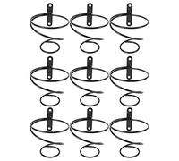 Aundhegrtt 9Pack Simple Single Bottle Wall-Mounted Wine Rack, Wine Bottle Display Rack, Metal Hanging Wine Rack