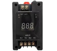 Aundhegrtt AB20D Automatic Transfer Switch ATS Dual Power with Auto Digital Display DC5-60V Max 20A/Channel Maximum