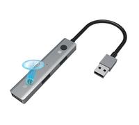 Aundhegrtt AI Voice Tools Enabled USB 2.0 Hub-USB Multiport Adapter-Voice Transcription, Translation, Speech-To-Text Device