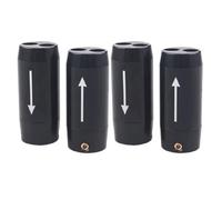 Aundhegrtt Aluminum Alloy One Point Two for Speaker Cable Splitter 4Pcs 11mm 7mm Audio Split Ring Wire Management Clamp for Speaker Box