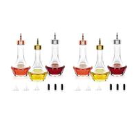 Aundhegrtt Bitters Bottle Set of 6-1.7oz/50ml Dasher Bottles Top Professional Bar Tool for Making Craft Home Bar and Restaurant