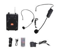 Aundhegrtt Bluetooth 2.4G 48W Wireless Microphone for Teachers Portable Rechargeable Mini Voice Amplifier for Singing Training
