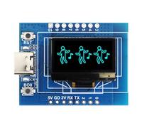 Aundhegrtt -C3 Development Board with WiFi Bluetooth IoT Module, 0.96 Inch OLED Display& Ceramic Antenna Blue