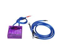 Aundhegrtt Car Digital Voltage Stabilizer Universal Engine Electronic Rectifier LED Display for Auto Performance Purpler