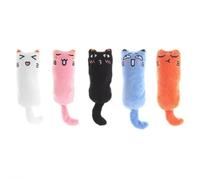 Aundhegrtt Cat Plush Thumb Pillow Pet Toy Cute Catnip Toys Set for Cats Interactive Soft Bite- Kitten Toy