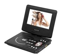 Aundhegrtt CD Player Portable 7.8inch DVD Player 16:9 Widescreen 270° Rotatable LCD Screen with Remote Control Game Controller MP3