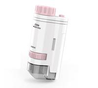 Aundhegrtt Children'S Portable Microscope Magnifier 80-200X Focusing Optical Research Science Educational Toy Outdoor Exploration