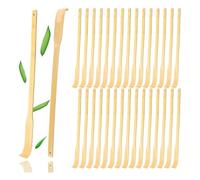 Aundhegrtt Christmas Stocking Stuffers Bulk 30Pcs Bamboos Back Scratcher for Adults, 16.5" Long Handle Polished Party Game Prizes
