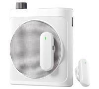 Aundhegrtt Clip-on Wireless Magnetic Voice Amplifier with Microphone Portable Speaker for Teachers Speech Guidance Guide