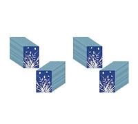 Aundhegrtt Cyanotype Paper, 60 Pcs A5 Sun Print Paper Kit, High Sensitivity Sun Print Nature Printing Paper Solar Drawing Pape
