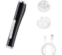Aundhegrtt Deep Cleansing CO2 Oxygen Bubble Pen 5 Gear Vibration Beauty Tool for Pores Exfoliation Photon Skin Care Machine A