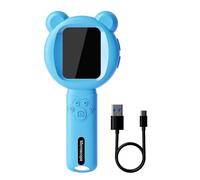 Aundhegrtt Digital Magnifier 2.8" IPS Screen Handheld Video Microscope 2.0MP 500X Magnification 15 LEDs for PCB Repair Blue
