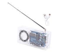 Aundhegrtt DIY FM Radio Frequency 87.5-108 MHz Adjustable Frequency 87.5-108 MHz for Beginners