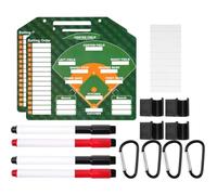 Aundhegrtt Dry Erase Clipboards with Magnetic Lineup Board-for Coaches, Baseball Training Accessories 30 Sheets Included