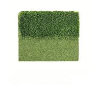 Aundhegrtt Dual-Turf Golf Practice Mat-Portable& Foldable Design with Fairway& Rough Surfaces for Indoor/Outdoor Training