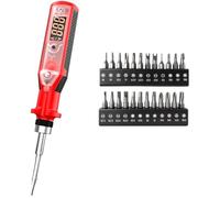 Aundhegrtt Electrical Induction Circuit Testing Tool Digital Voltage Tester Measuring Pen -Head Flathead Screwdriver Pencil