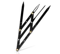 Aundhegrtt Eyebrow Mapping Tool Microblading Divider Golden Ratio Eyebrow Measuring Stencil Ruler Brow Makeup Measure Symmetry