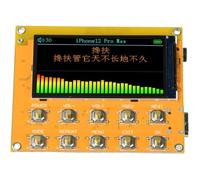 Aundhegrtt FM Radio Module 1.9" TFT LCD Multi Frequency Audio Player Module Bluetooth MP3 Lossless Decoder Board 76-108MHz