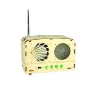 Aundhegrtt FM Wireless Radio Receiver DIY Model Kit Educational Toy School Science Project Physics Experimental Tool Science Experiment