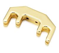 Aundhegrtt For Silent Practice-Compatible for 1/2, 3/4, 4/4 Violin Golden Metal Mute-Ideal for Nighttime Session Performance