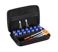 Aundhegrtt Fridge Freezer Travel Storage Case for Peptide Case for Bac Water& Vials Glp1,Vial Holds