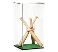 Aundhegrtt Game Ball Holder for Autograph Single Ball, Clear Acrylic Stable& Secure Baseball Display Case Showcase