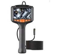 Aundhegrtt Industrial Borescope Inspection Pipe Sewer Channel Drain Automotive Endoscope with Two Cameras Dual Lens 1080p