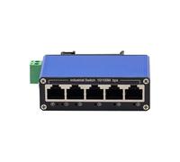 Aundhegrtt Industrial Grade 10/100M MINI Size 5 Port Fast Ethernet Switch on DIN-Rail Design