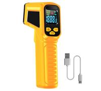 Aundhegrtt Infrared Thermometer with Voice Function New Industrial Setting Color Screen Thermometer Kitchen Temperature Tester