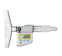 Aundhegrtt IP65 Digital Depth Micrometer 0-100mm with 0.001mm Resolution and Interchangeable Rod