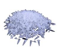 Aundhegrtt Laboratory Test Tubes-Plastic Microcentrifuge Tubes 0.2ml, 1000 Tubes Per Pack for Scientific Labs