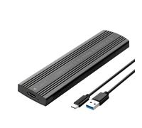 Aundhegrtt M. 2 Solid State Mobile Hard Disk Box Metal Heat Dissipation External Type-C Interface SATA/NVMe Dual Protocol A