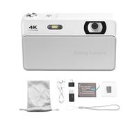 Aundhegrtt M15 Digital Camera CCD 13MP HD with 32GB Memory Card Photo Video Portable Compact with Screen Flash for Travel