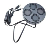 Aundhegrtt Magnetic Mini USB Speaker Set for Desktop Computer Sound Surround DIY External Sound Desk Speakers
