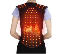 Aundhegrtt Magnetic Self-Heating Vest with 118 Magnets, Tourmaline Shoulder Pads, Warm Back, Abdomen, Shoulders, Neck, and Waist