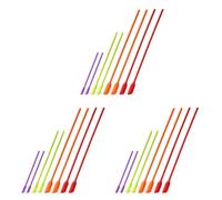 Aundhegrtt Mini Silicone Spatulas, 24 Pack Small Silicone Makeup Spatulas Last Drop Spatula Scrapers Mini Jar Scraper for Kitchen