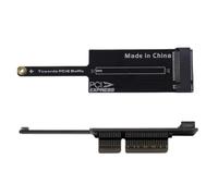 Aundhegrtt New PCIe 4.0 X4/X1 to NVMe Expansion Card 64Gbps Flat Obstruction-Free Design for M.2 2280 SSD PCIe X4/X8/X16 Slots B