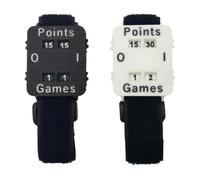 Aundhegrtt No Memory Loss Portable Score Tracker Wristband Scorekeeper Referee Tool for Cricket Tennis Padel Scorer 2pack