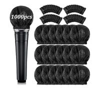 Aundhegrtt Non-Woven Handheld Microphone Windscreen 1000 Pcs Disposable Microphone Covers Mic Cover