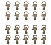 Aundhegrtt Paracord Buckles Bow Clasps Screw Pin Anchor Shackle Adjustable Shackles Buckles for Paracord Bracelet Belt Gold 20PCS